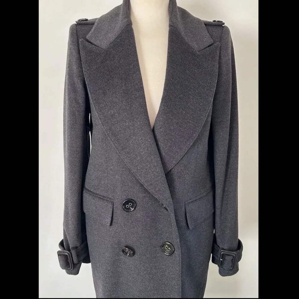 BEAUTIFUL, long, cashmere Burberry Prorsum overcoat. Charcoal grey. - Picture 5 of 6